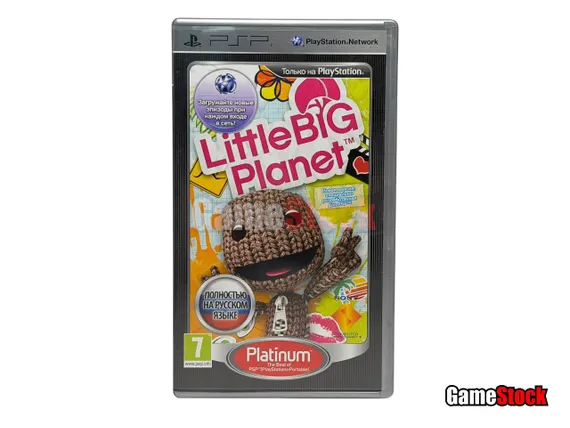 PSP Platinum LittleBigPlanet (Б/У, Полностью на русском языке, UCES-01264)