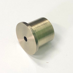 Кронштейн Ост боковой торцевой закрытый d25 мм, цвет бронза