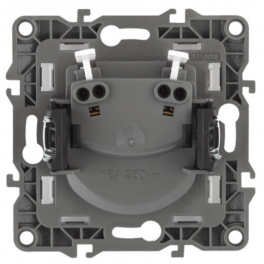 12-2105-15 ЭРА Розетка 2P, 16A-250В, IP20, Эра12, перламутр