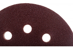 Круг шлифовальный СТАНДАРТ (5 шт; 125 мм; 8 отв; Р80) Зубр 35350-125-080