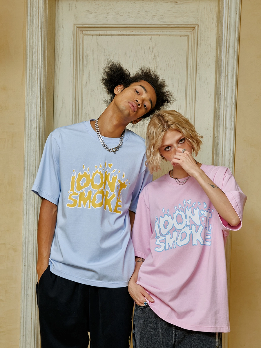 Футболка DONSMOKE "Flame Logo" Oversized Tee