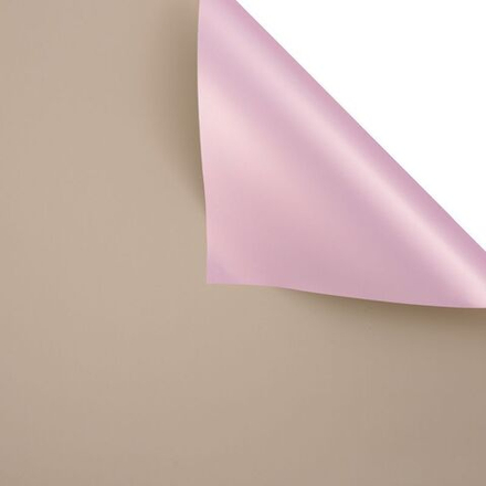 Пленка 58см*10м РОЗОВОЕ ЗОЛОТО/СВЕТЛО-КОРИЧНЕВЫЙ