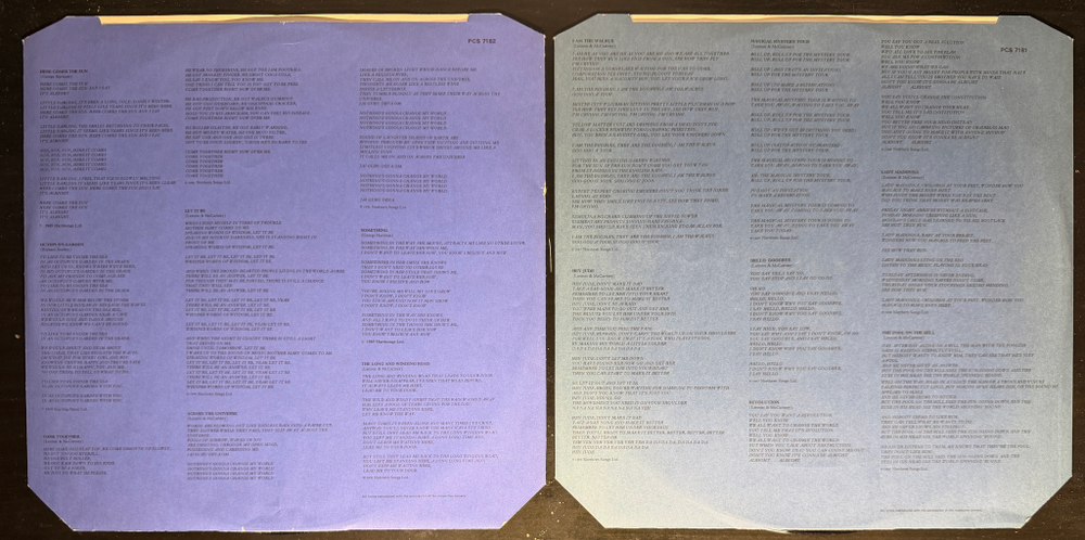 The Beatles ‎– 1967-1970 2LP (Англия 1973г.)