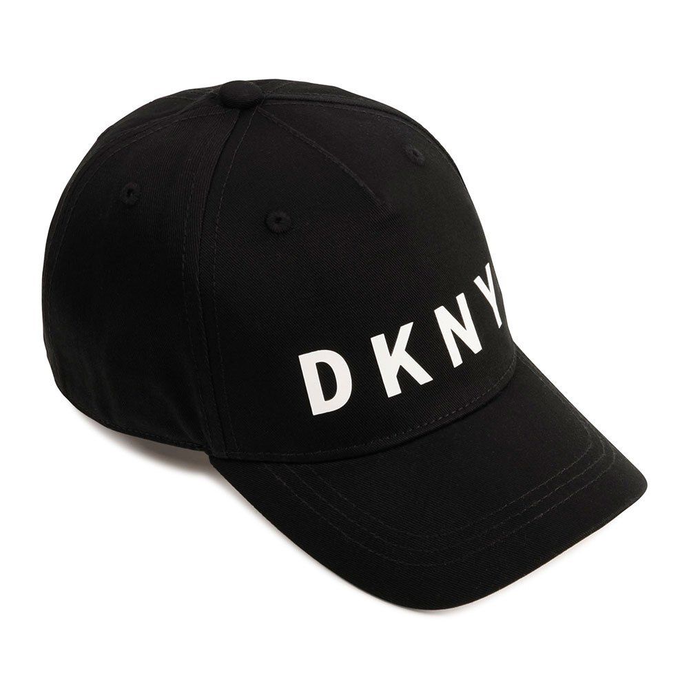 Бейсболка DKNY Черный/Термопринт: белый логотип *