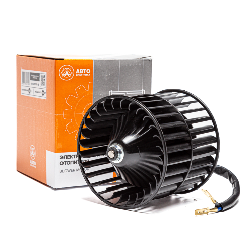 Электродвигатель отопителя с крыльчаткой, ГАЗ, 12 В, 100 Вт