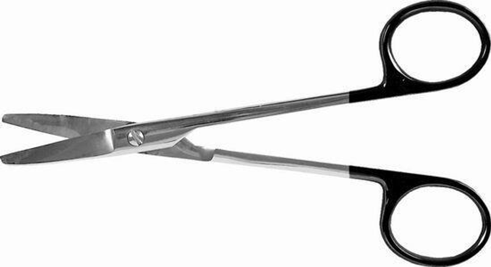 ТМ- Н-140 Ножницы хирургические вертикально-изогнутые, 150 мм, твердосплавные (НОВОЕ ИСПОЛНЕНИЕ)