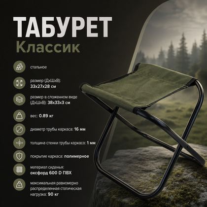 Табурет "Классик" стальной
