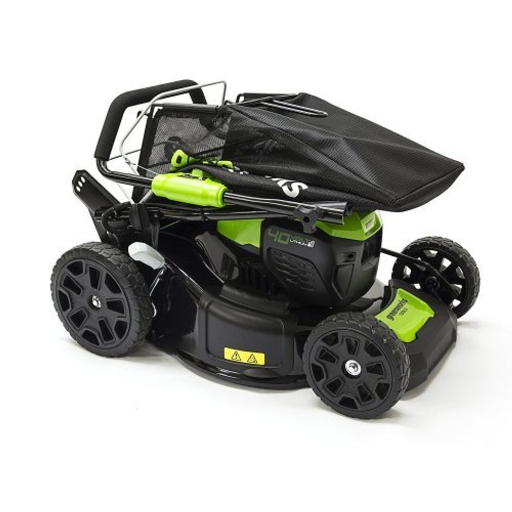 Аккумуляторная самоходная газонокосилка Greenworks GD40LM46SPK4, 2506807UB.40v, 46см, АКБ 4 А·ч и ЗУ