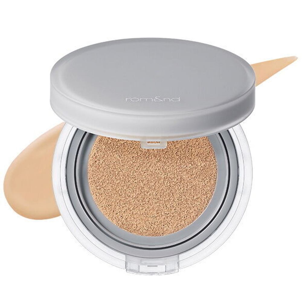 Стойкий тональный кушон с полуматовым финишем Rom&nd Nu Zero Cushion SPF24 / PA++ #04 Beige 23, 15г
