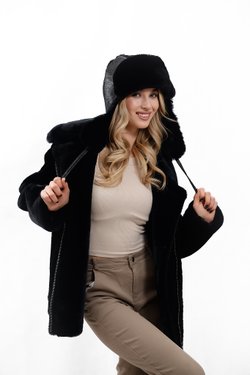 Куртка женская "Косуха" из натурального меха