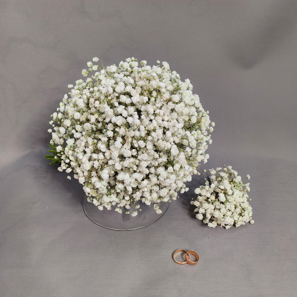 Букет невесты и бутоньерка