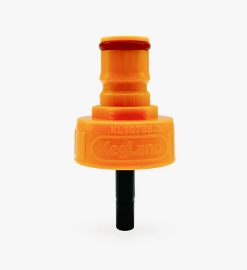 Крышка для карбонизации и газирования напитков в ПЭТ бутылке с быстросъемным фитингом