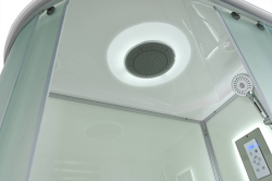 Душевая кабина AvaCan (АваКан) D5012R LED с высоким поддоном, с ГМ, с электрикой и LED освещением, 120х80х215