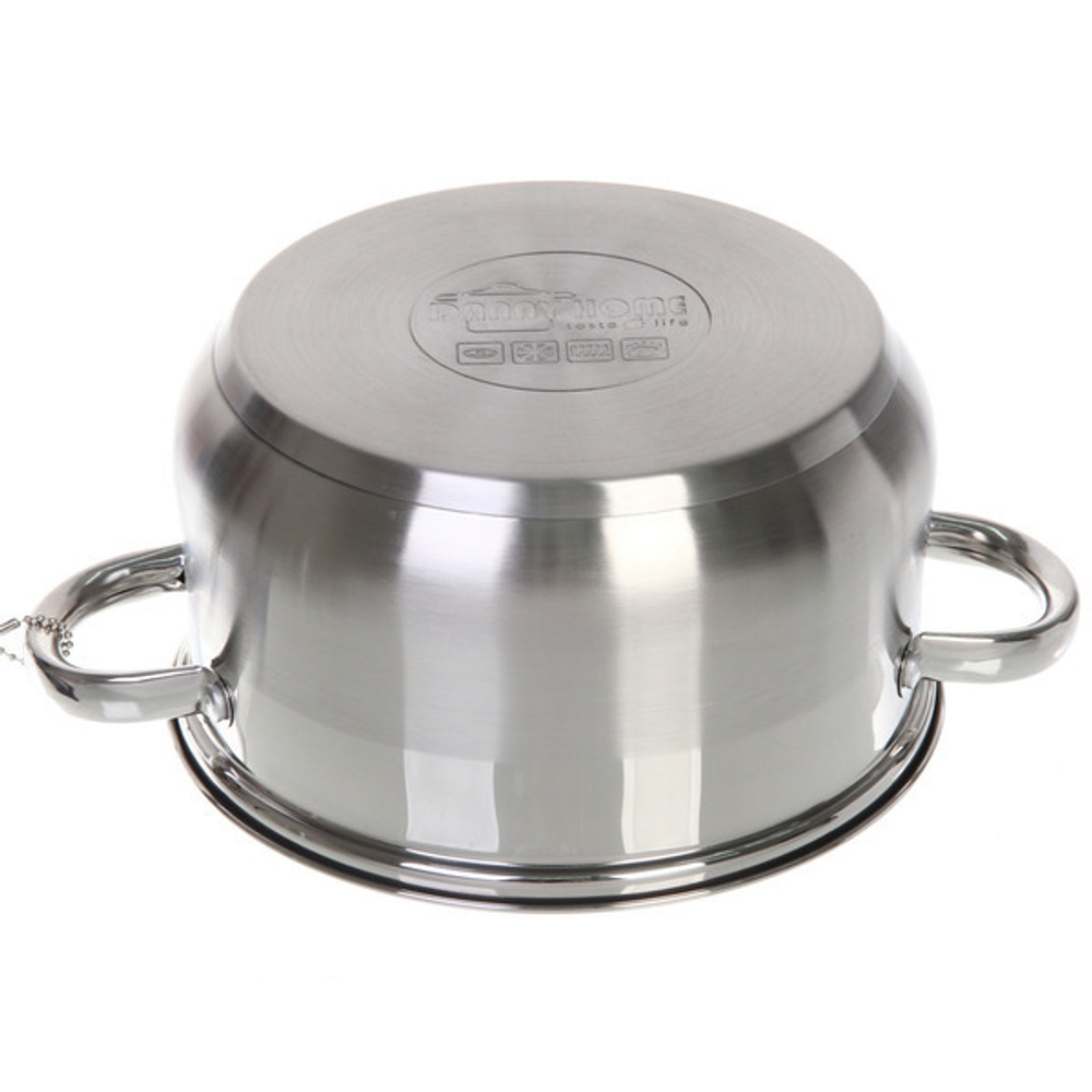 Набор посуды из нержавеющей стали ADELE 3 предмета (3 кастрюли 1,9л, 2,7л, 3,4л), DH08-6