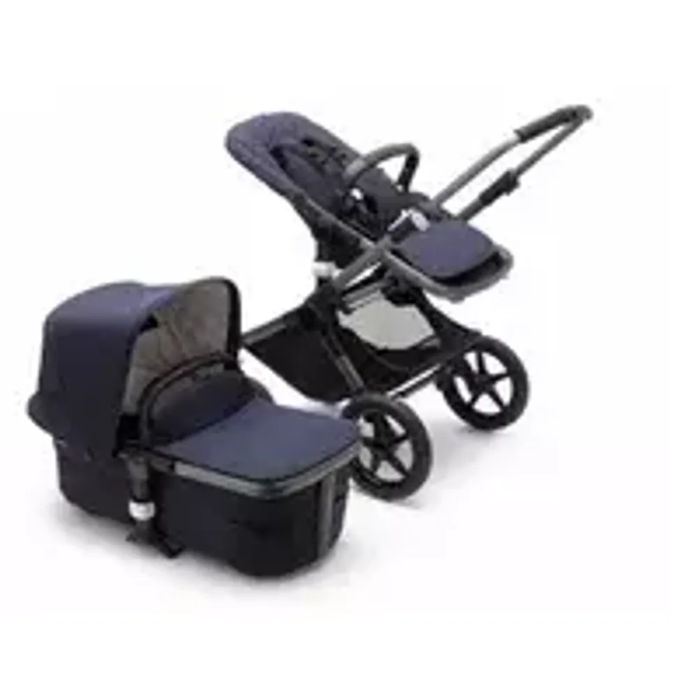 Коляска 2 в 1 Bugaboo Fox3 (Бугабу Фокс) Classic Complete GRAPHITE/DARK NAVY 2306010031