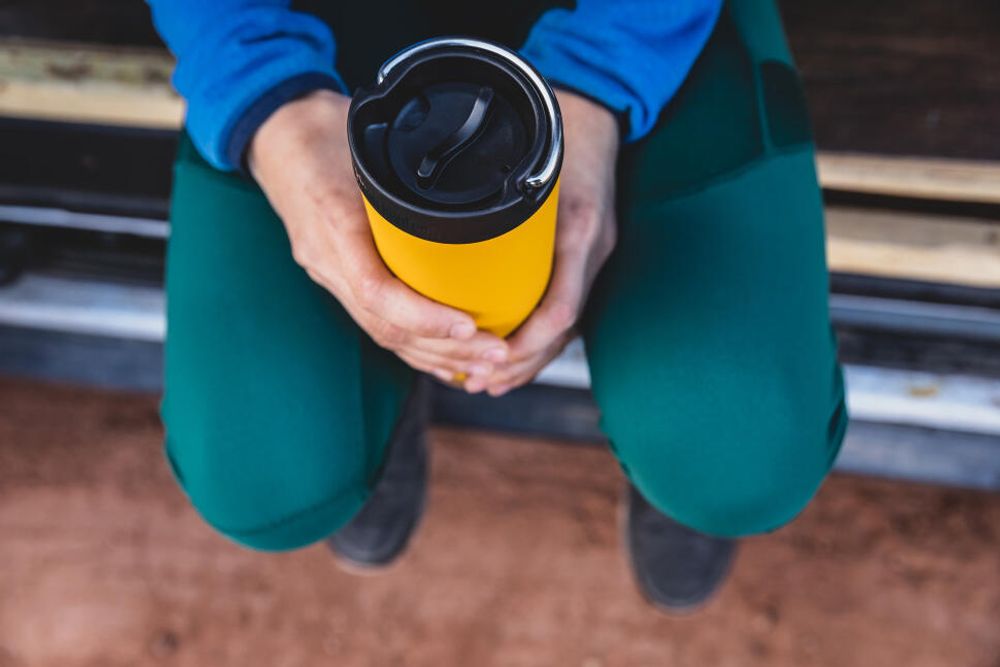 Термокружка Klean Kanteen TKWide Cafe Cap 20oz (592 мл) Marigold