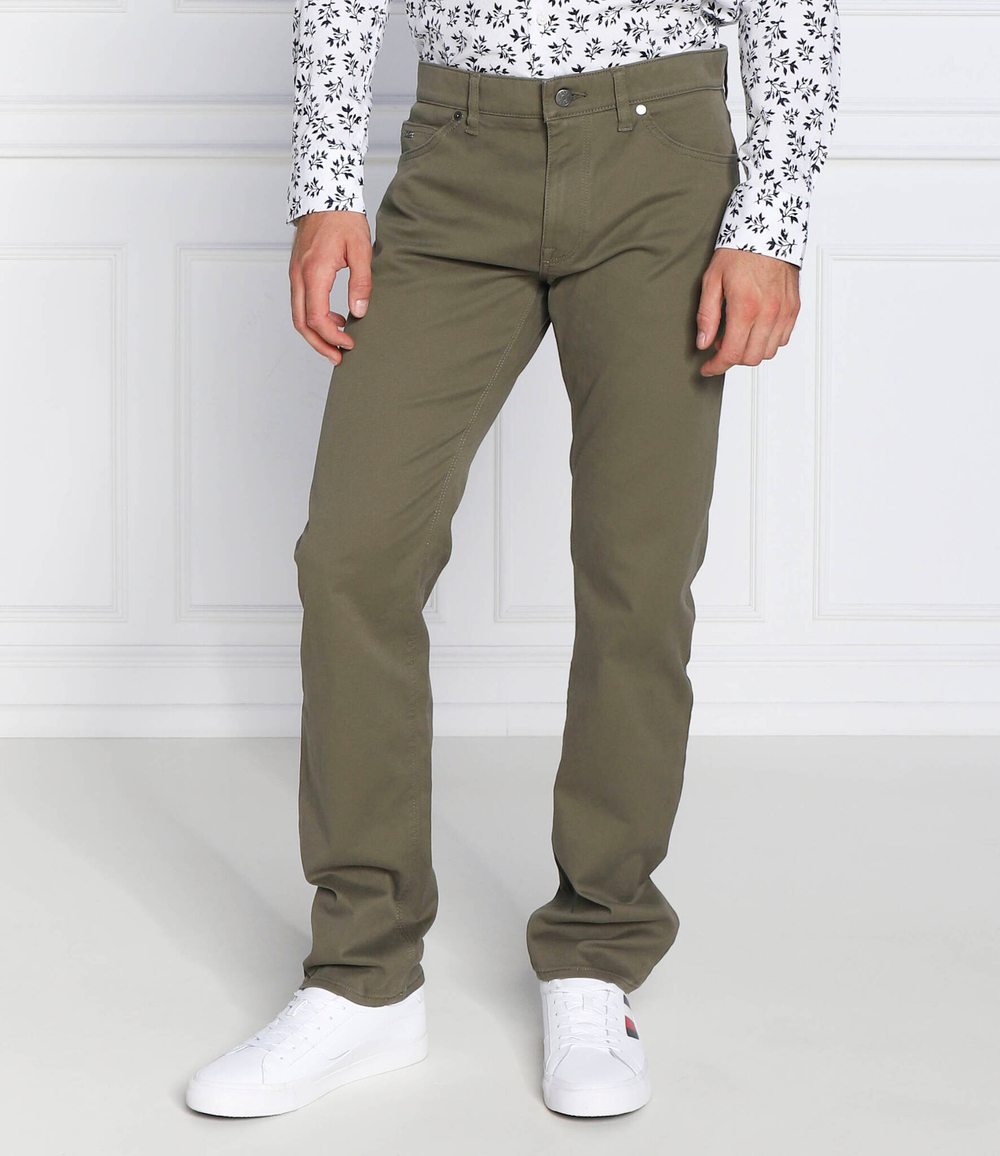 джинсы maine3-20 BOSS BLACK - хаки(50477799)