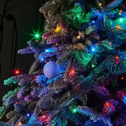 ULD-S0500-050-DGA MULTI IP20 Гирлянда светодиодная. 5м. 50 светодиодов. Разноцветный свет. Провод зеленый. ТМ Uniel