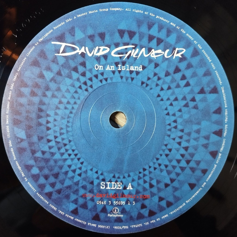 Винтажная виниловая пластинка LP David Gilmour On An Island (EU 2015)