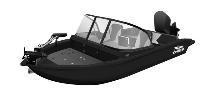 Моторная лодка, Триера 540 FISH, белый