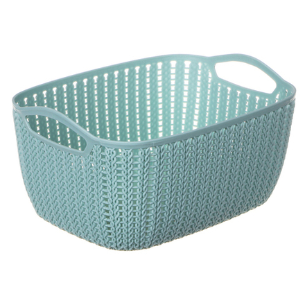 VETTA Корзинка вязаная, 21х16х10см, пластик