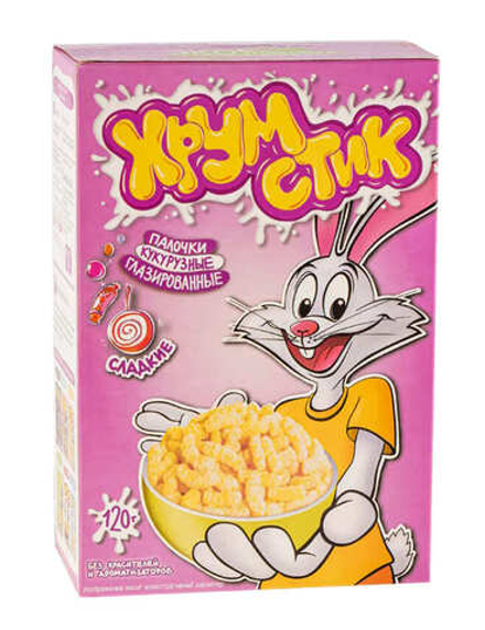 Палочки кукурузные глазированные "ХрумСтик" Сладкие 120г. Лидкон
