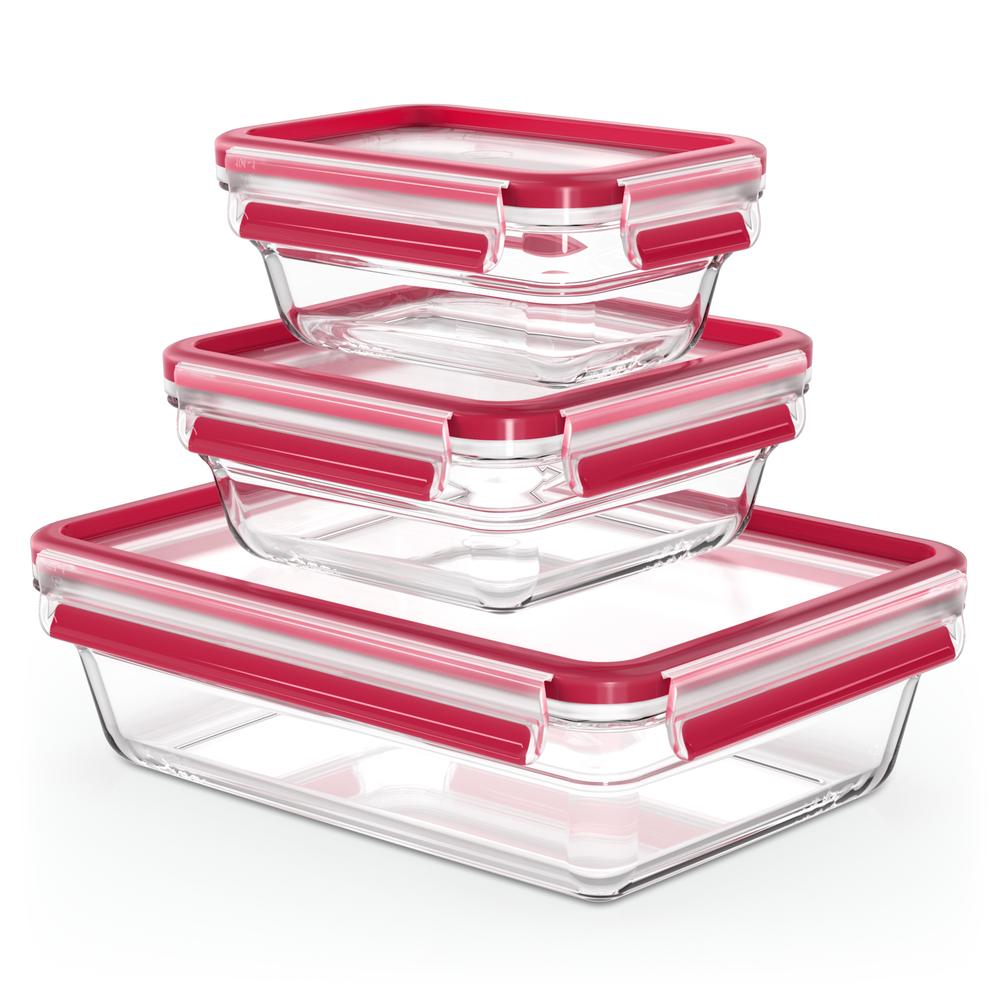 Набор контейнеров Tefal Masterseal Glass 3 предмета N1050210