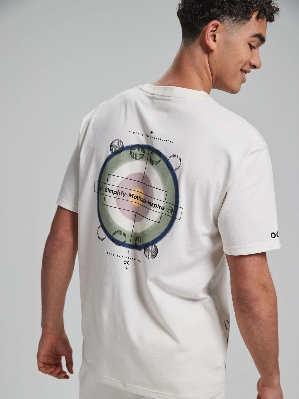 Футболка мужская ORIGINAL CREATOR TRACK TARGET T-SHIRT, Молочный