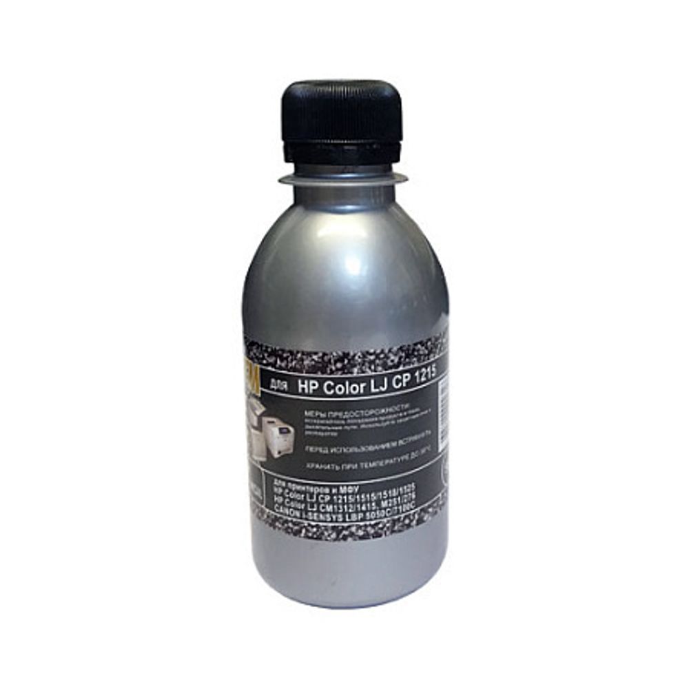 Тонер для HP Color LJ CP 1215/1515/1518/1525/СМ1312/CM1415 (55г, Polyester,TMC040, IMEX) черный Silver ATM