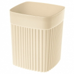 Стакан для зубных щеток 9*9*11см «VELVET» бежевый