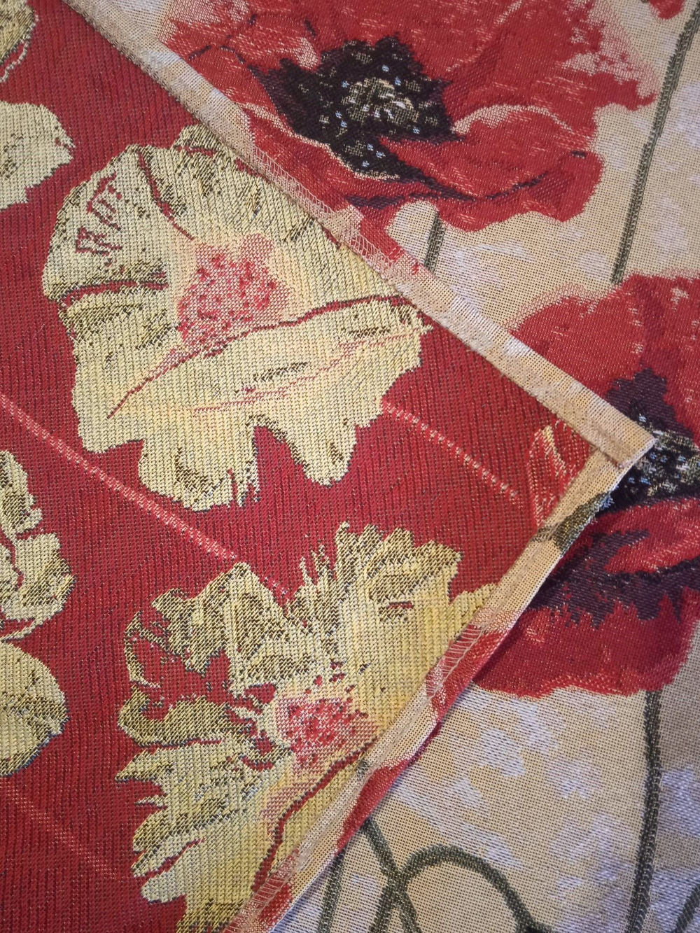 Покрывало гобеленовое Маки 1,5 (150х200)