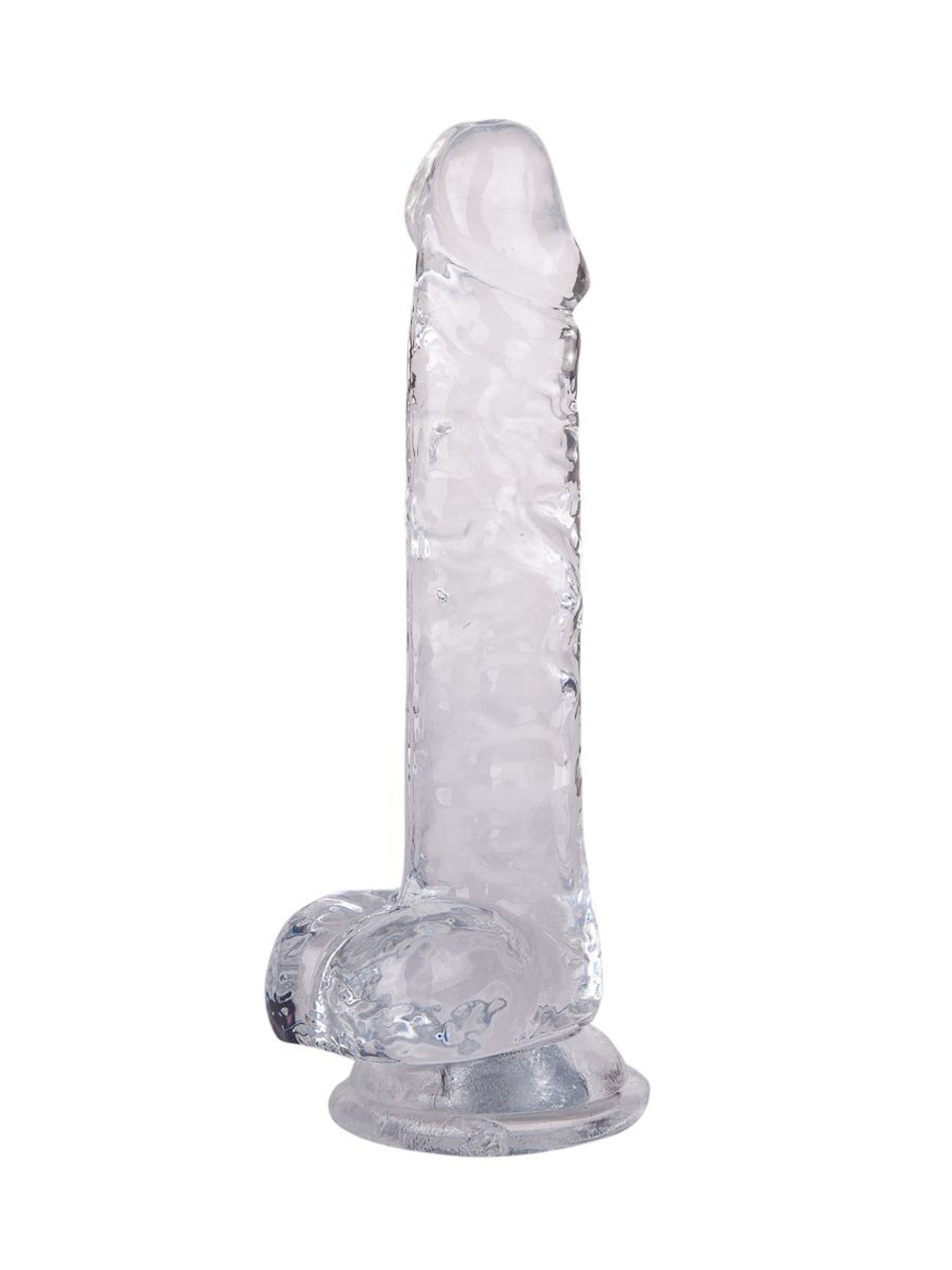 Прозрачный фаллоимитатор Rocket - 19 см.