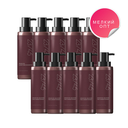 23 / 45 Argan Оil Sulfate Free Кондиционер МЕЛКИЙ ОПТ 10 шт по 250 мл (скидка 4200 р.)
