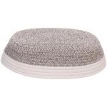 Корзинка плетёная интерьерная «ЭЛИНГАРТ», цвет бежевый/белый, 28*22*8см, (лейбл селфи)