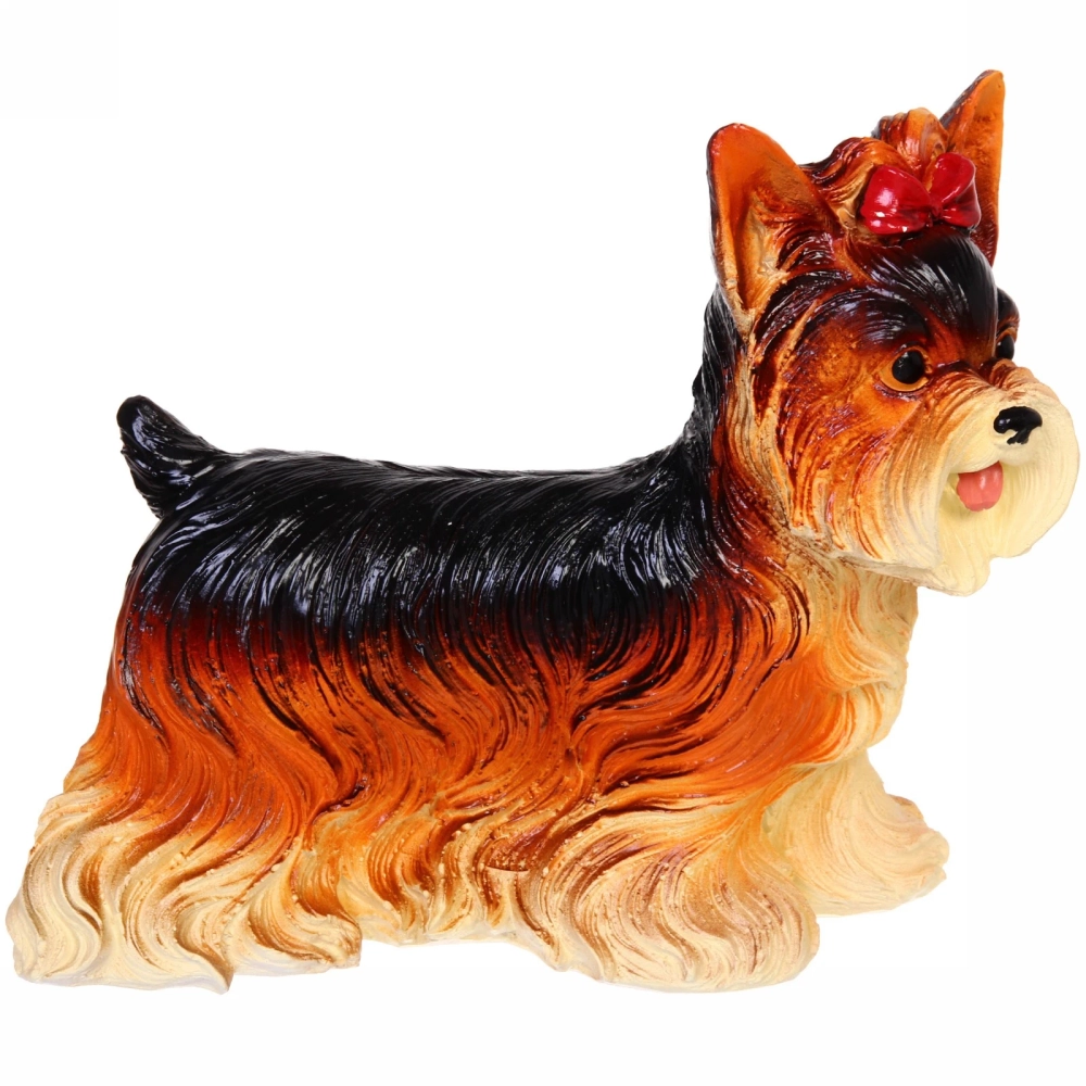 Копилка из гипса «Йорк-девочка» 22*20см