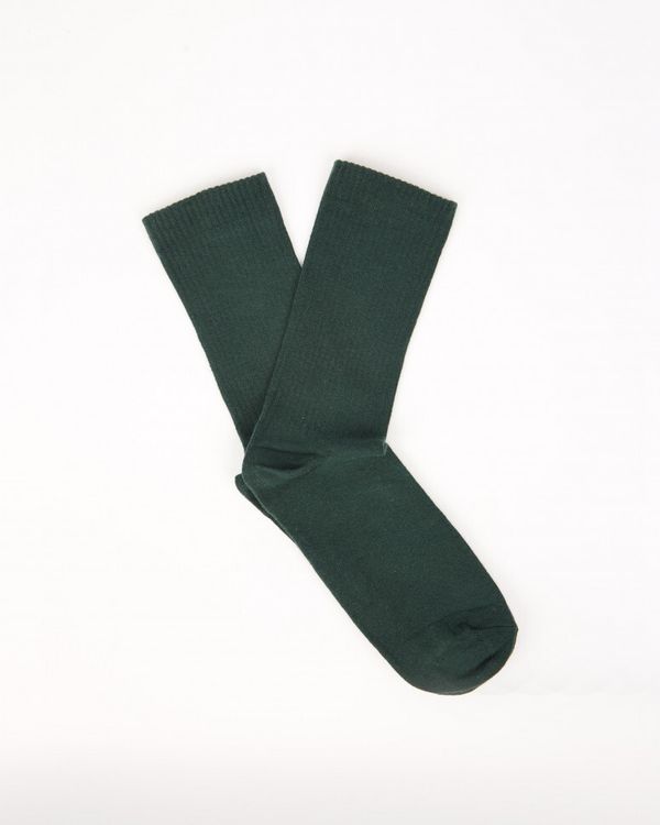 Носки Повыше Темно-зеленые - фото 3