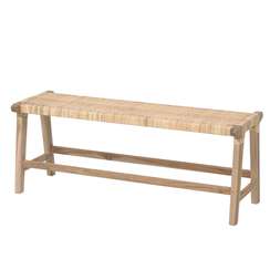 Скамья Beida из массива тика 120 см