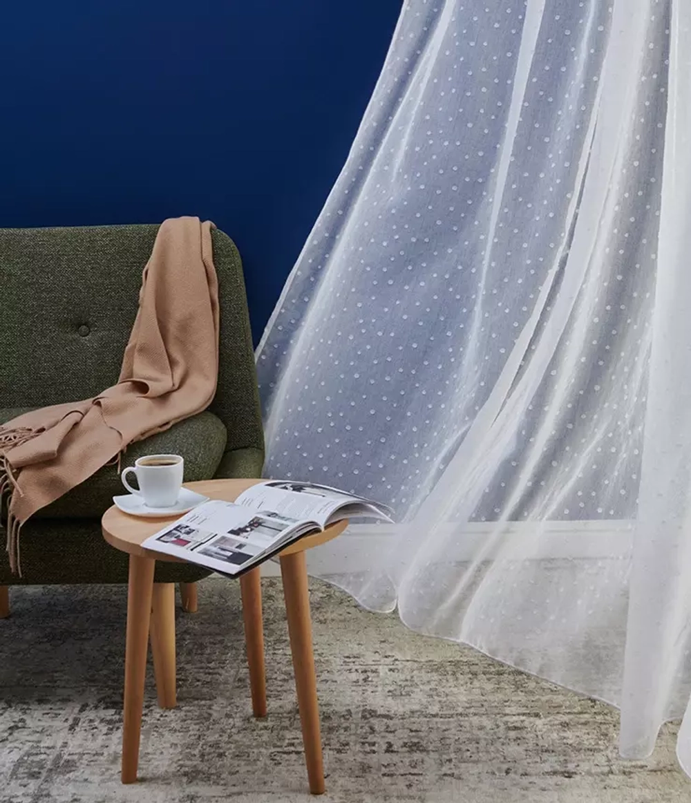 Тюль Legrand Спот Белый