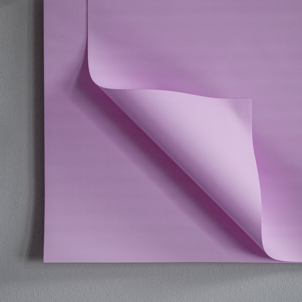 Плёнка 58*58 в листах однотонная 65мкм Розово-Фиолетовый