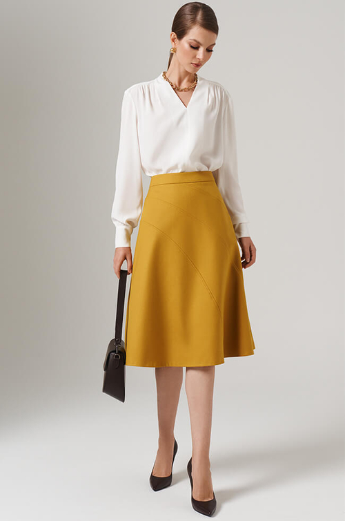 23160 Блузка женская (молочный)