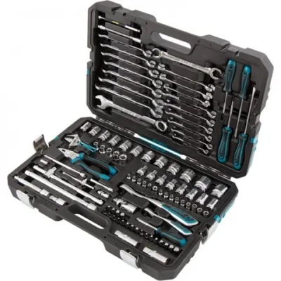 Набор инструментов, 1/4", 1/2", CrV, 120 зубьев, 101 предмет Gross