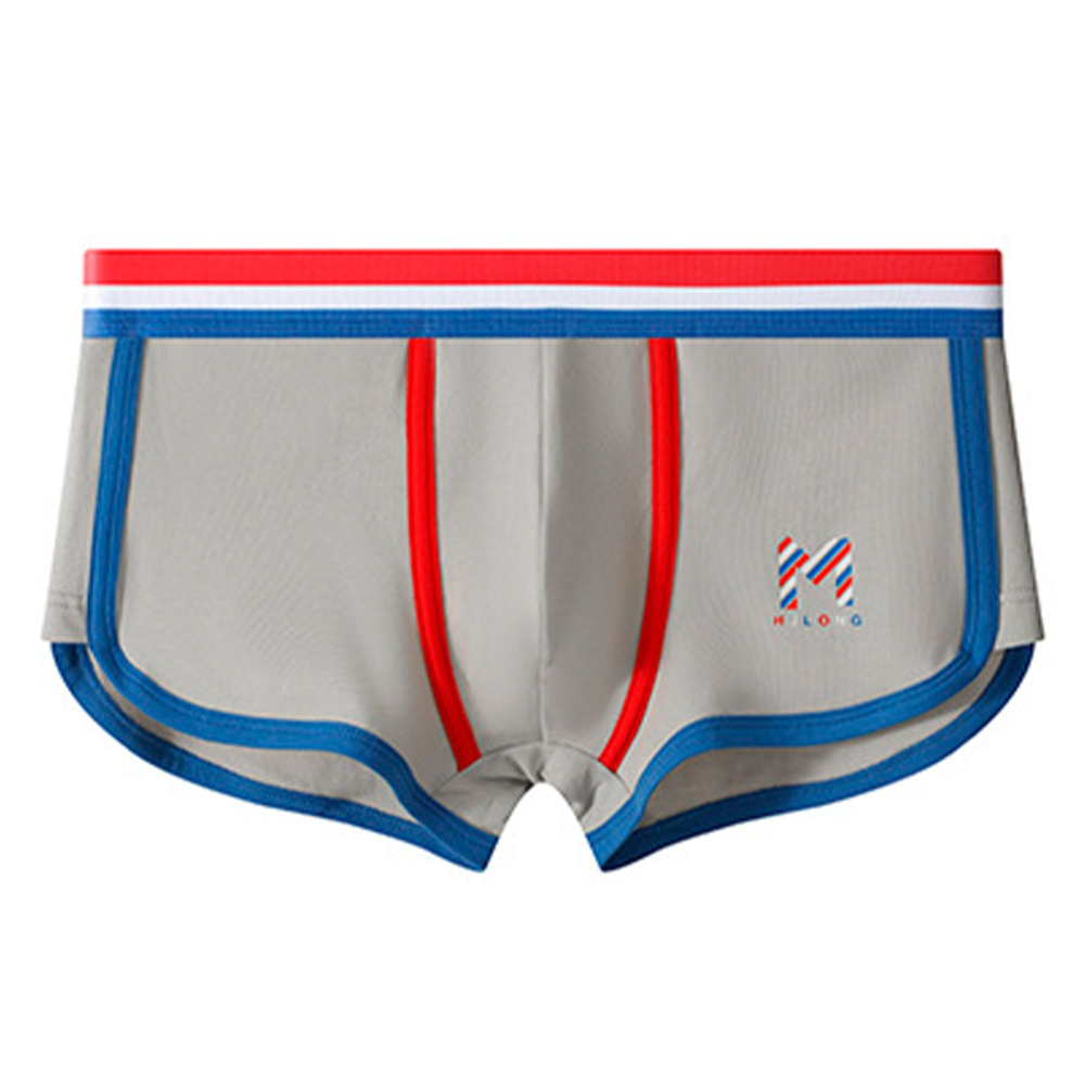 Набор из 3 мужских трусов-боксеров с контрастной отделкой (Размер: XXL) (Цвет: разноцветный)