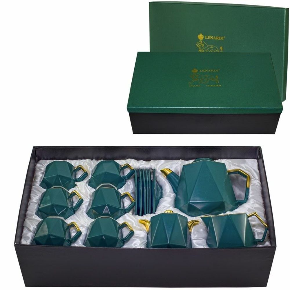 Lenardi 106-193 Чайный сервиз 17пр. 220 мл в под.уп.(х6)Фарфор