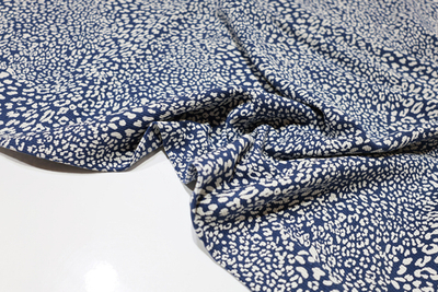 ЛЕО СИНИЙ - Кашкорсе с лайкрой, компакт пенье (КРВ640 Елена)