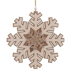 GAEM Украшение новогоднее "Снежинка", L15 W0,5 H16 см, 3в.