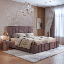 Кровать 1,8 м Мирабель КР-18 винный
