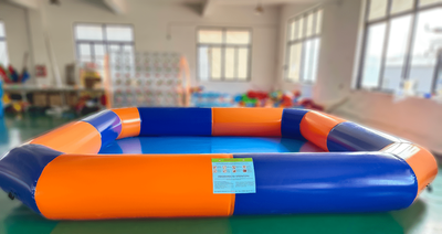 Квадратный надувной бассейн "Зебра" 5*5*0.5 м