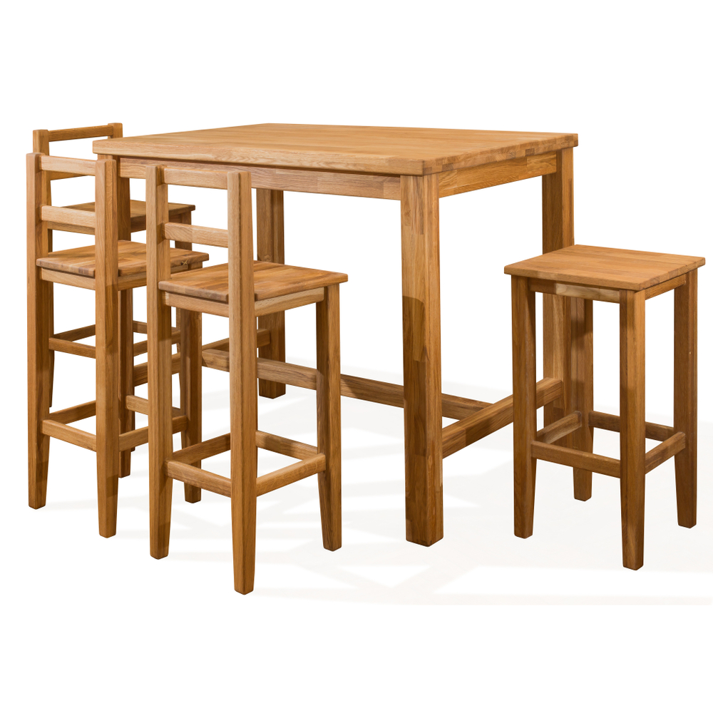 Табурет барный Клермон из массива дуба