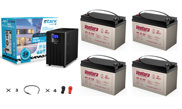 ИБП Stark Country 5000 Online - 25 минут работы для 5000 Вт