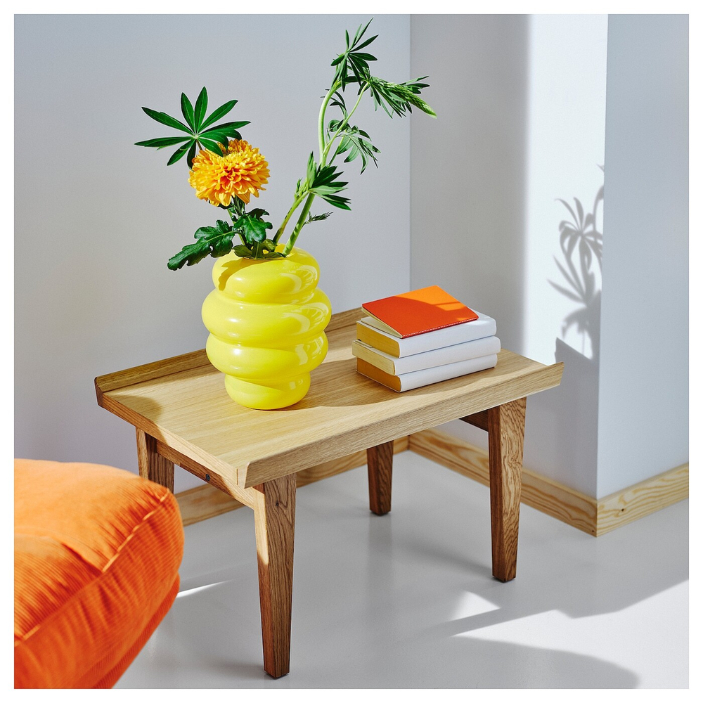 IKEA KÄLLARHALS  (ИКЕА КÄЛЛАРХАЛС)  -  Ваза, желтая, 22 см
